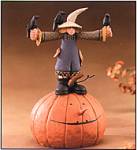 ww6012 Scarecrow, Pumpkin, Crows, Halloween, 2002