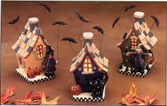 ww6015 candle, Witch, Pumpkins, haunted, Bats, Checkerboard Trim, Black Cat, Scarecrow Bars, Crows and Pumpkin, Scarecrow, Crows