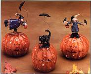 ww6017 Flying Witch, Pumpkin, Bat, Candle, Luminary, Jack O' Lantern, Bat, black cat, Pumpkins, Cat, Scarecrow, Crows, Checkerboard