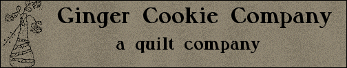 Ginger Cookie Company, a quilt company
